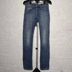 H&M &DRAIN washed slim fit men’s jeans